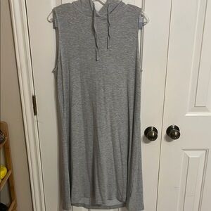 Philosophy Gray Hooded Dress